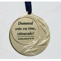 Medalie metalica aurie, Domnul este cu tine viteazule!