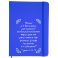 Notepad albastru A5 personalizat, Domnul sa te binecuvinteze si