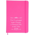 Notepad roz A5 personalizat, Caci eu sunt pretuita...