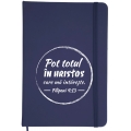 Notepad bleumarin A5 personalizat, Pot totul in Hristos!