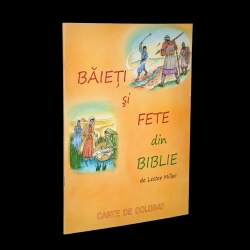 Baieti si fete din biblie - carte de colorat