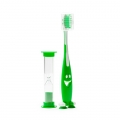 Set green periuță de dinți și clepsidră