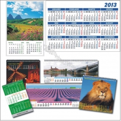 Calendare personalizate buzunar, birou sau perete