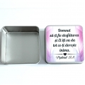 Cutie metalica mare 12x10x4cm, Domnul sa-ti fie desfatarea!