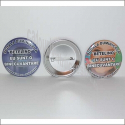 Insigne foto metalice personalizate