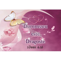 Stickere crestine Dumnezeu este dragoste! 
